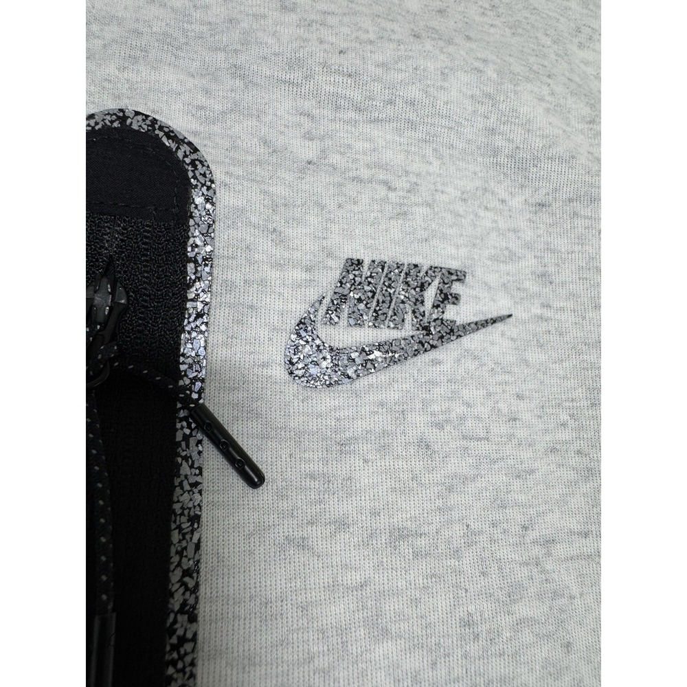 Nike Sportswear Tech Fleece Full-Zip Hoodie Heather Grey Unisex Size Medium - Picture 4 of 7